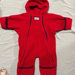 vintage fleece snowsuit